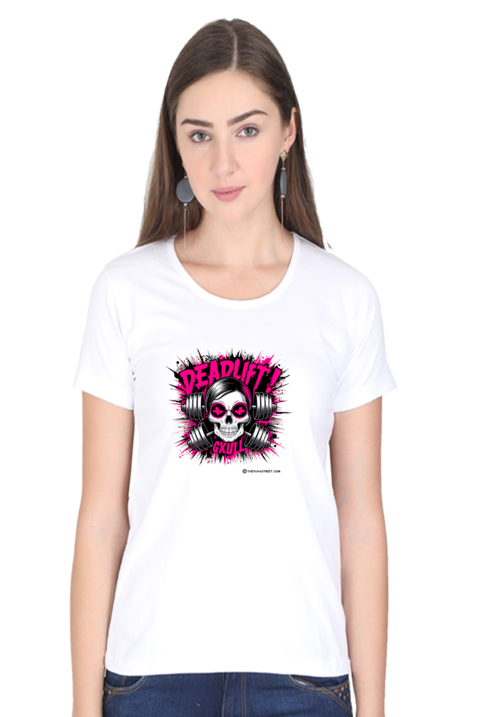 Deadlift-White Essential T-Shirt